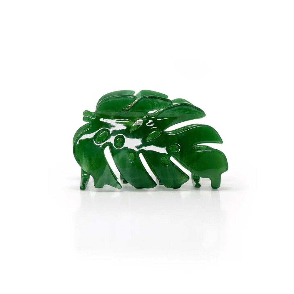 Monstera Hair Claw – Tropical Leaf-Inspired Hair Accessory | Stylish Hair Clip